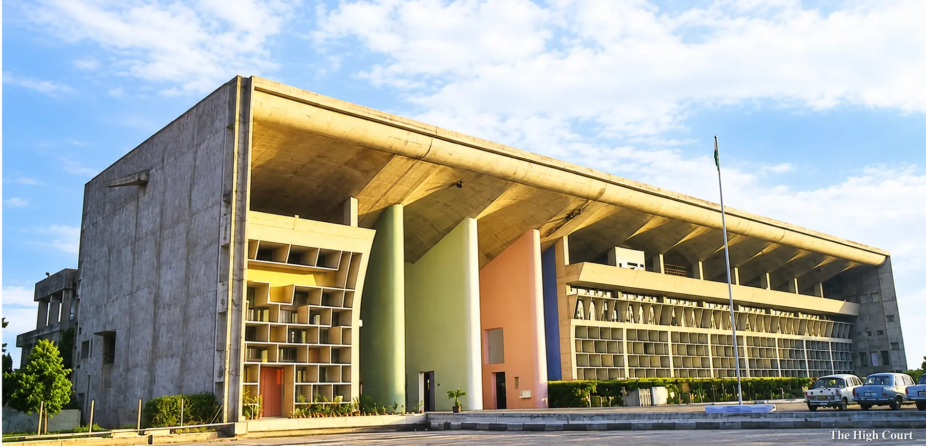 Exterior of the Punjab and Haryana High Court in Chandigarh